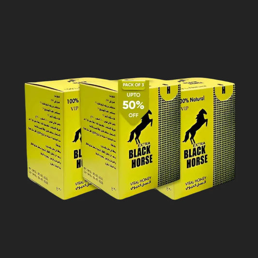 Extra Black Horse Vital Honey Pack of 3 Get Discount