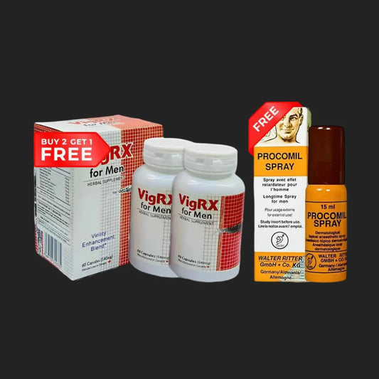 Buy 2 Vigrx Capsule and Get Procomil Spray free
