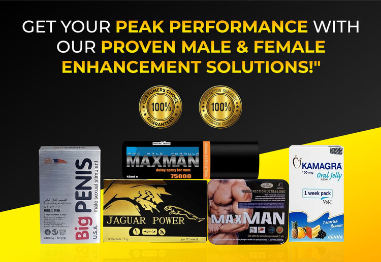 Get Your Peak Performance with Our Proven Male & Female Enhancement Solutions.