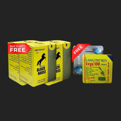 Buy 3 Extra Black Horse vital Honey and get Vega 100 Tablet Free