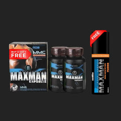 Buy 2 Maxman Capsules and get Maxman Spray Free