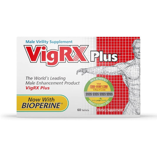 Vigrx Plus with Bioperine - Herbal Supplement for Male Virility