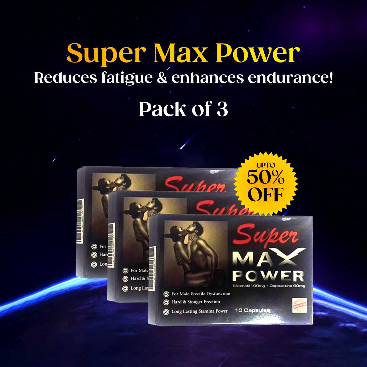 Super Max Power Pck of 3 Discount